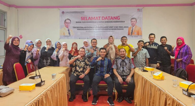 FEB UNP Perkuat Kualitas Pendidikan melalui Audit ISO 9001:2015