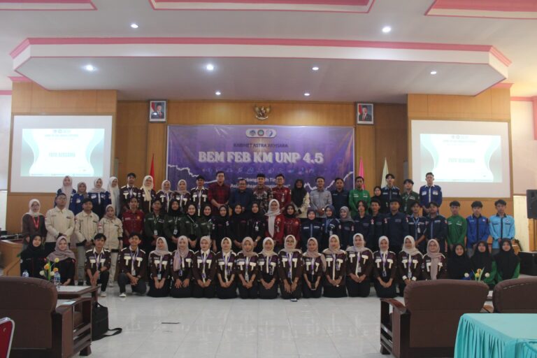 BEM FEB UNP mengadakan Latihan Keterampilan Manajemen Mahasiswa-Tingkat Menengah dan Ormawa Gathering (LKMM-TM DAN OG)
